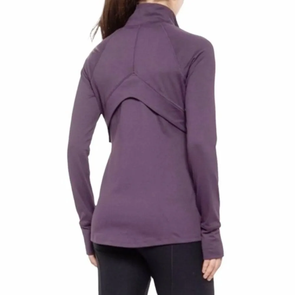Apana Full Zip Yoga Jacket Eggplant Purple Size Small ASO Firefly Lane Tully - Image 11