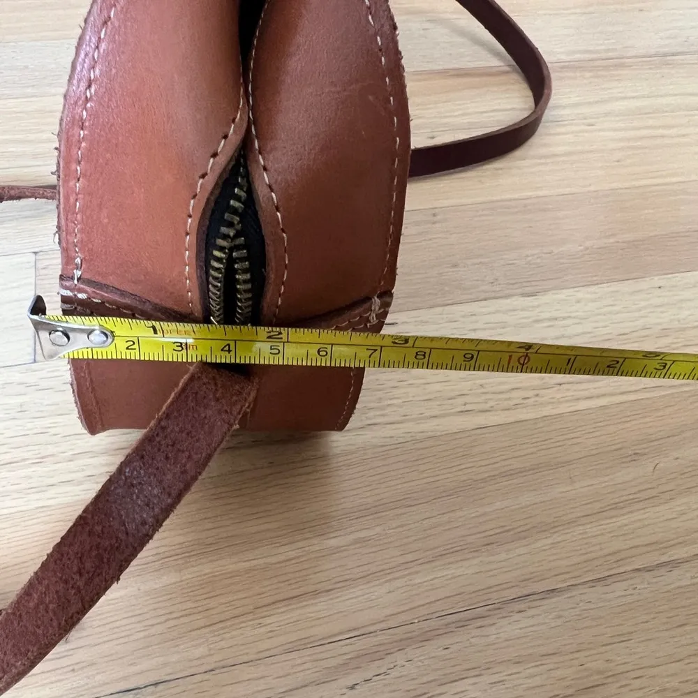 Neva Opet Camille Leather Crossbody Leather Purse Made in USA Handcrafted Brown - Image 8