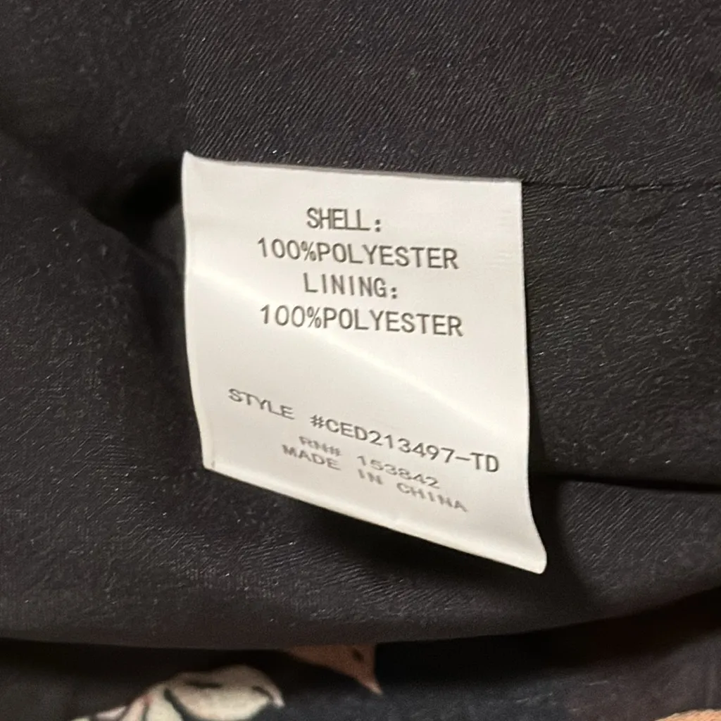 CODE X MODE FLORAL CHIFFON DRESS Sz:M - Image 9