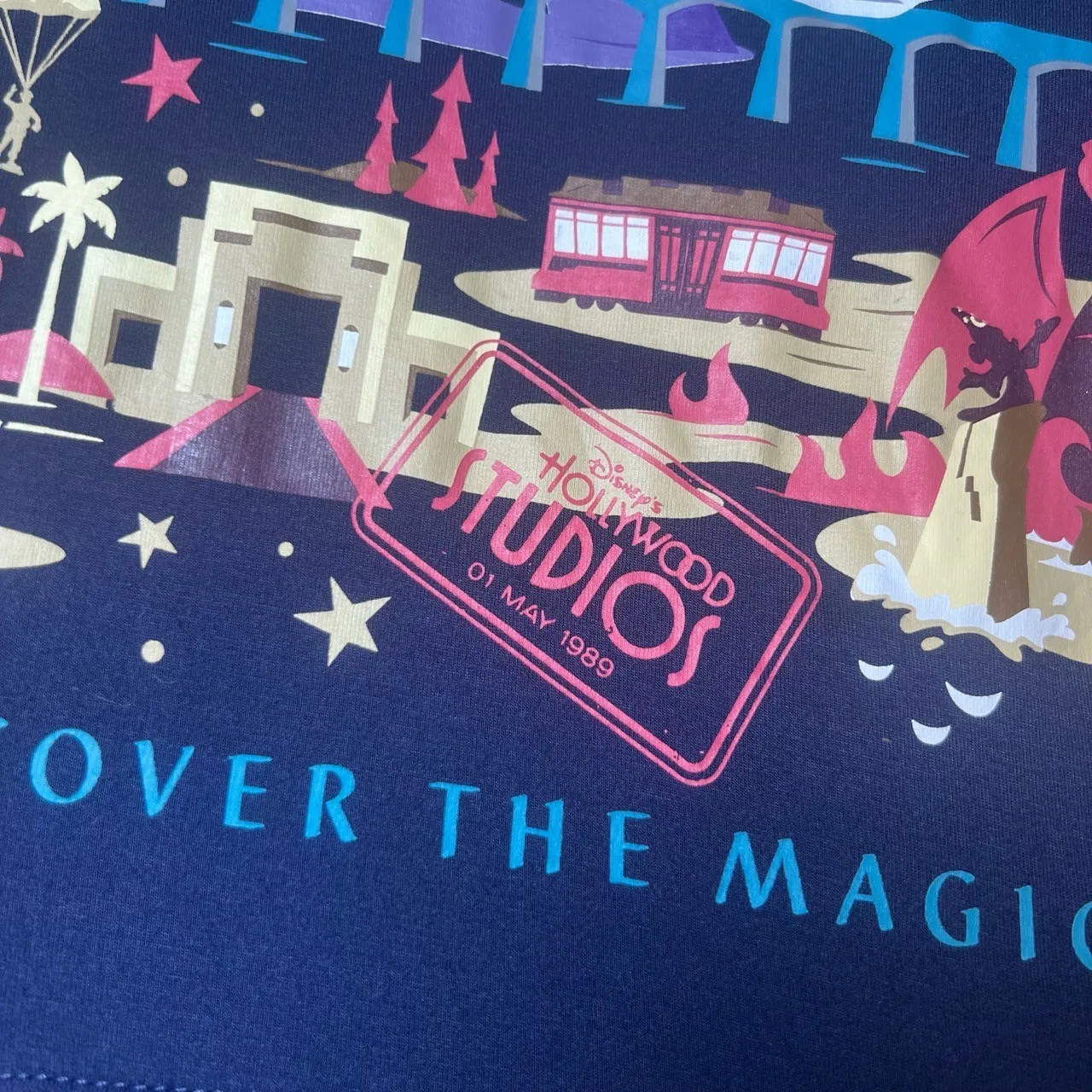 Disney Parks Discover Parks Discover The Magic Tank Top Womens Size Large Blue - Image 15