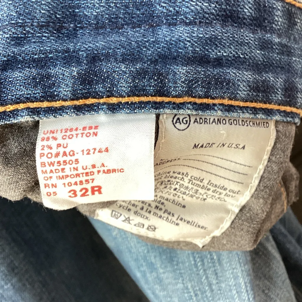 AG Adriano Goldschmed The Tomboy Straight Leg Jeans relaxed 32 - Image 8