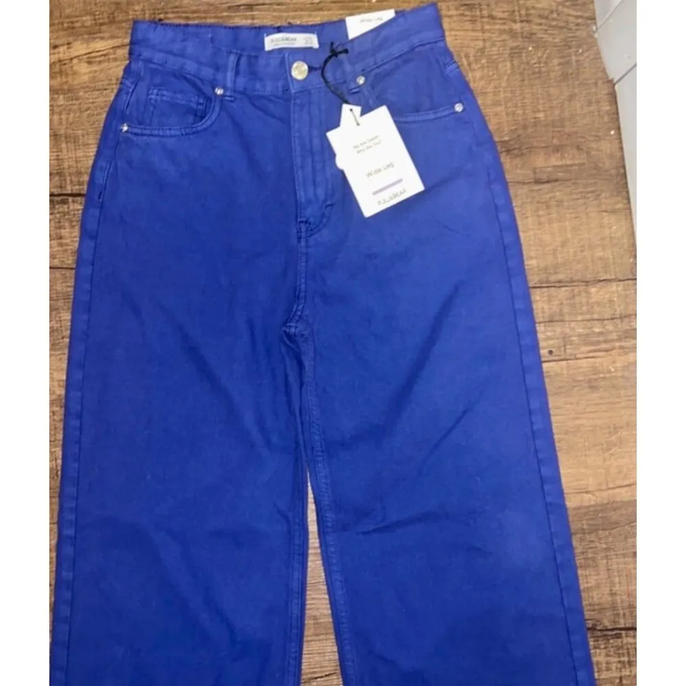 Pull & Bear NWT  wide leg indigo jeans - Image 2