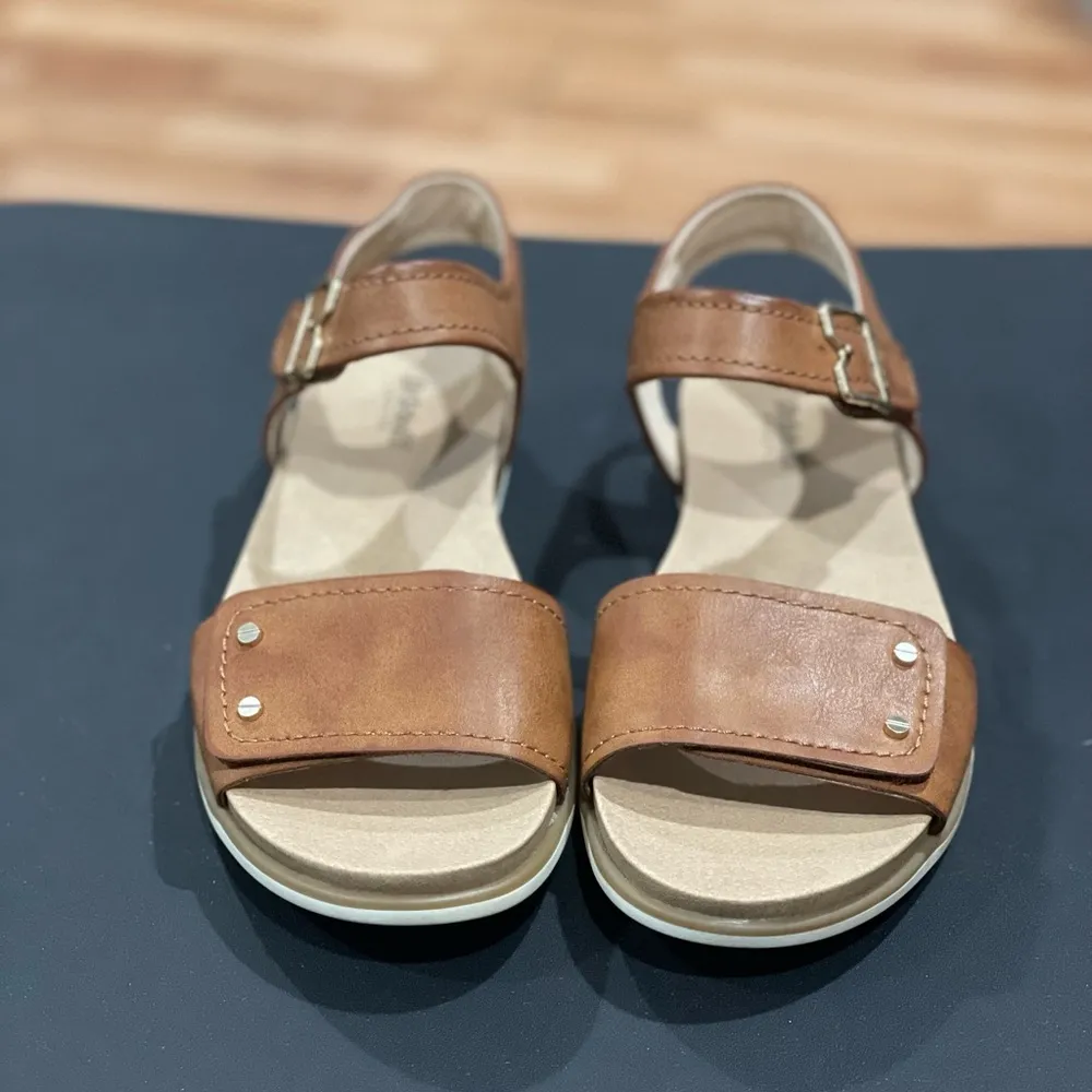 Dr. Scholl's Shoes Women's Nicely Sun Flat Sandal Size 8 Brown - Image 8