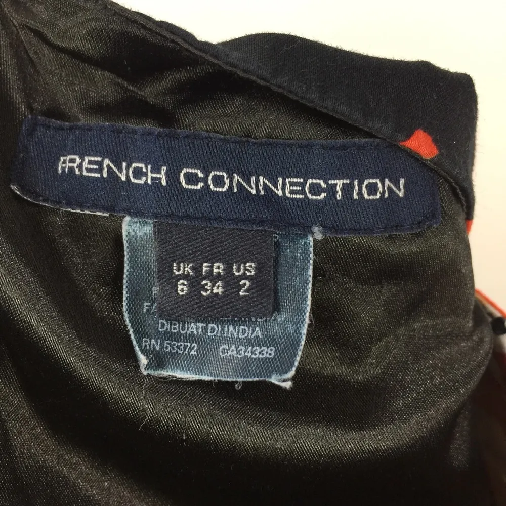 French Connection Floral Sheath Dress Size 2 - Image 5