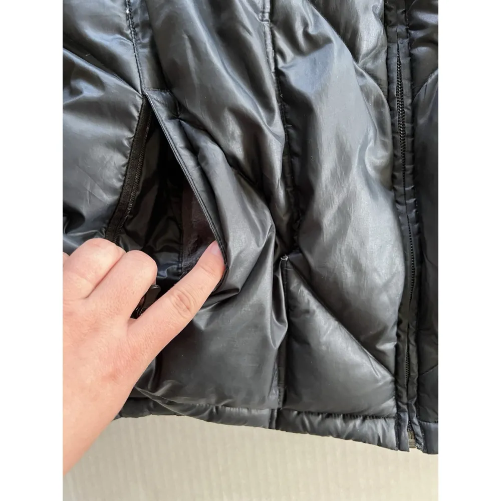 Columbia Jacket Women’s 1X Down Filled Puffer Omni Shield Outdoor Winter Black - Image 2