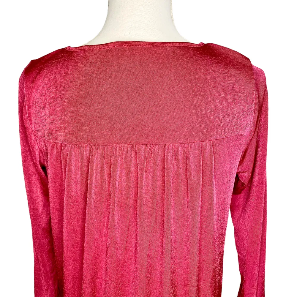 Free People Intimately Kaya Long Sleeve Bodysuit Rose Hypnotic Womens Size Small - Image 7