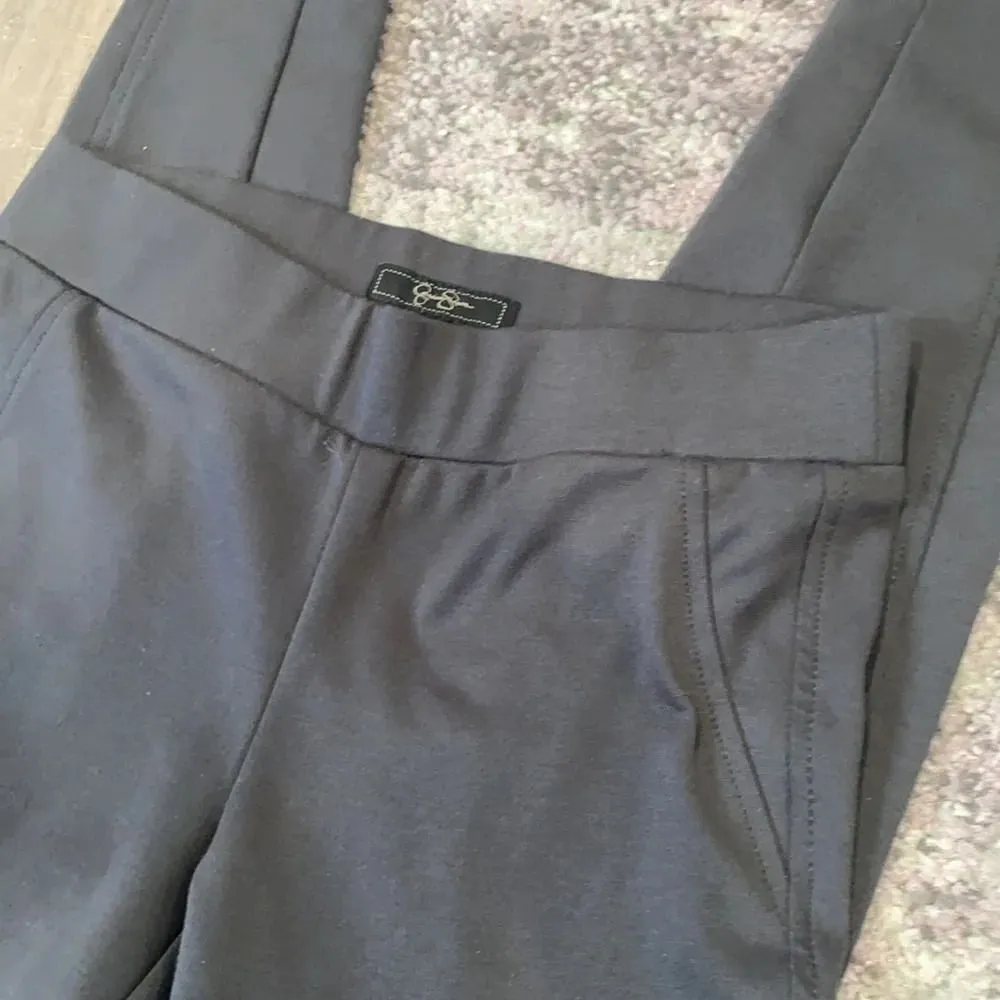 Jessica Simpson Women's Grey Full Length Cotton Leggings Sz M - Image 4