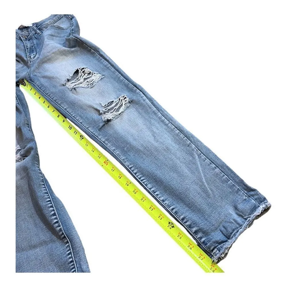 KanCan Estilo Destroyed Denim Skinny Jeans Blue Size 29 - Image 10