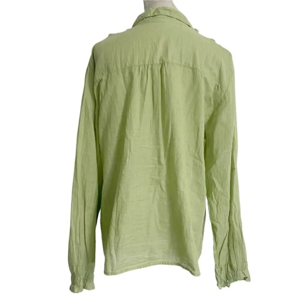 Sundance JP and Mattie Size Medium Top Blouse Boho Lagenlook Artsy Cotton - Image 5