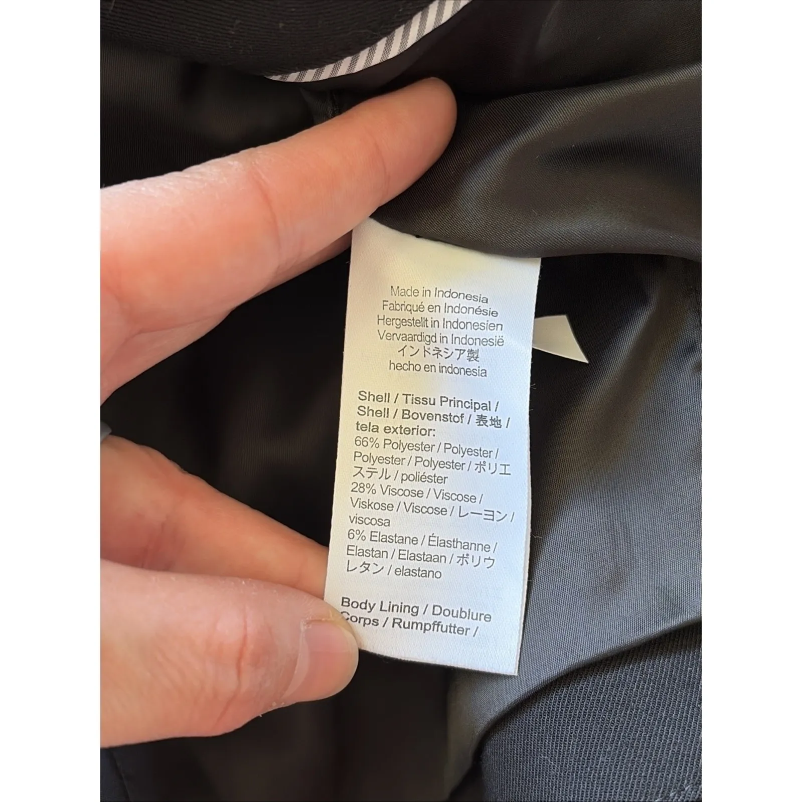 Madewell Classic Black Lined Cutaway Long Vest Womens 14 NEW NWT - Image 7