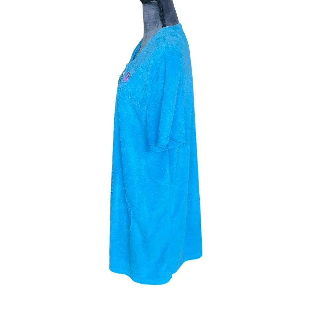 Croft & Barrow  Terrycloth Zip Up Robe Size XL‎ - Image 4