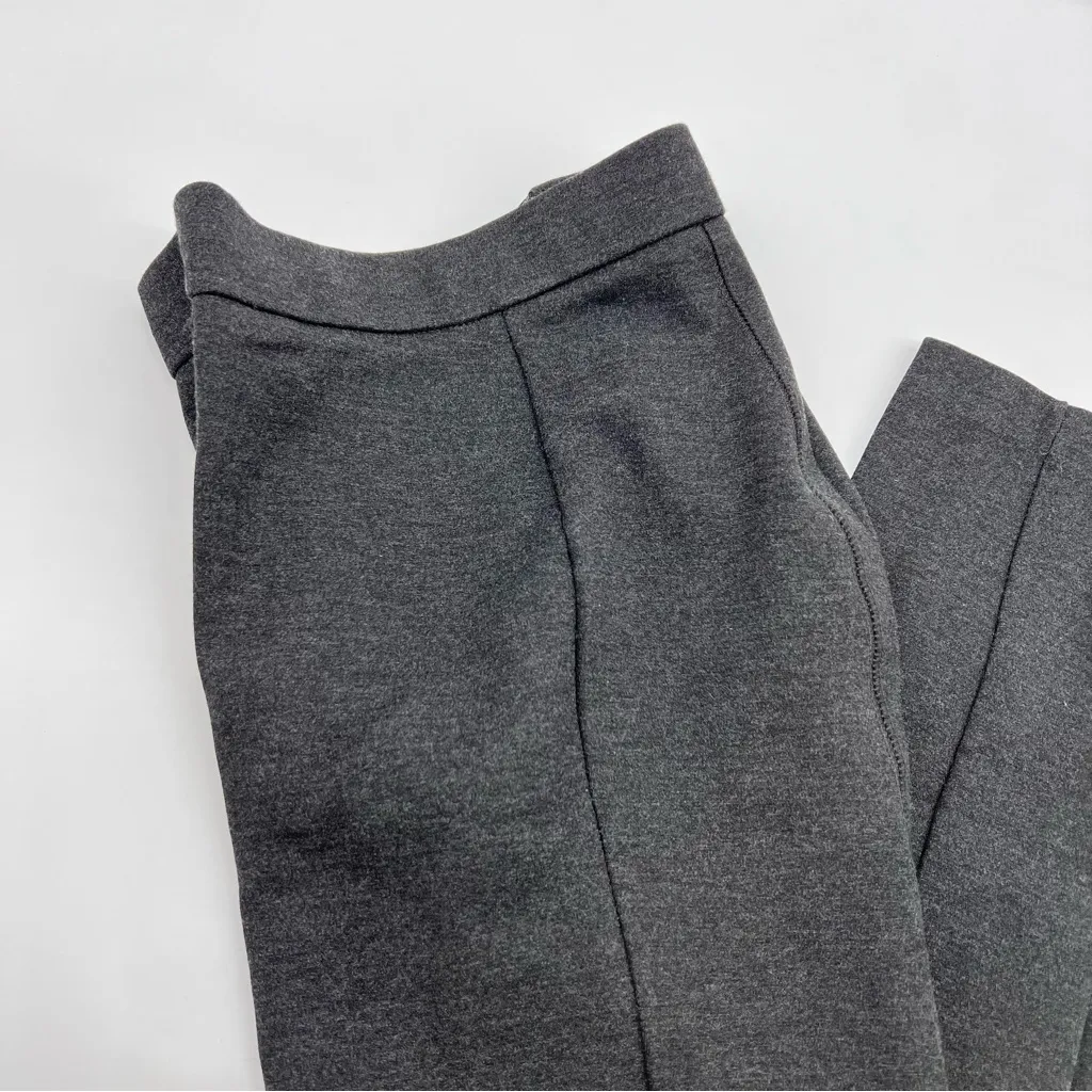 J. Crew Pixie Women’s Charcoal Gray Cigarette Pants w/Seams Down Back of Thighs - Image 2