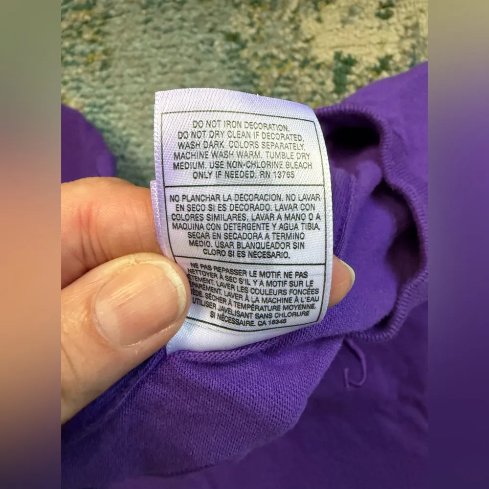 Vintage 90s New Orleans French Quarter purple t - Image 6