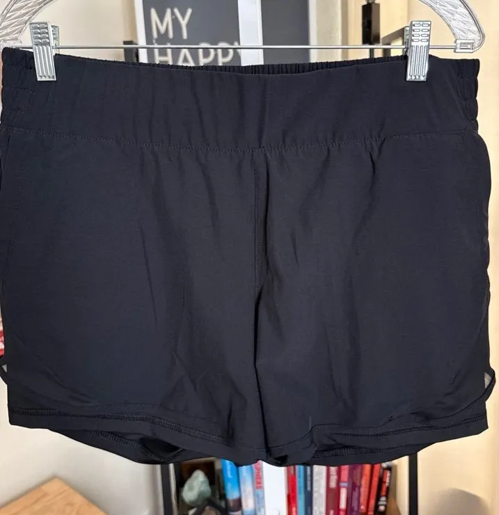 Apana Shorts Women's Size XL Black Athletic Lined Lightweight Stretch - Image 1