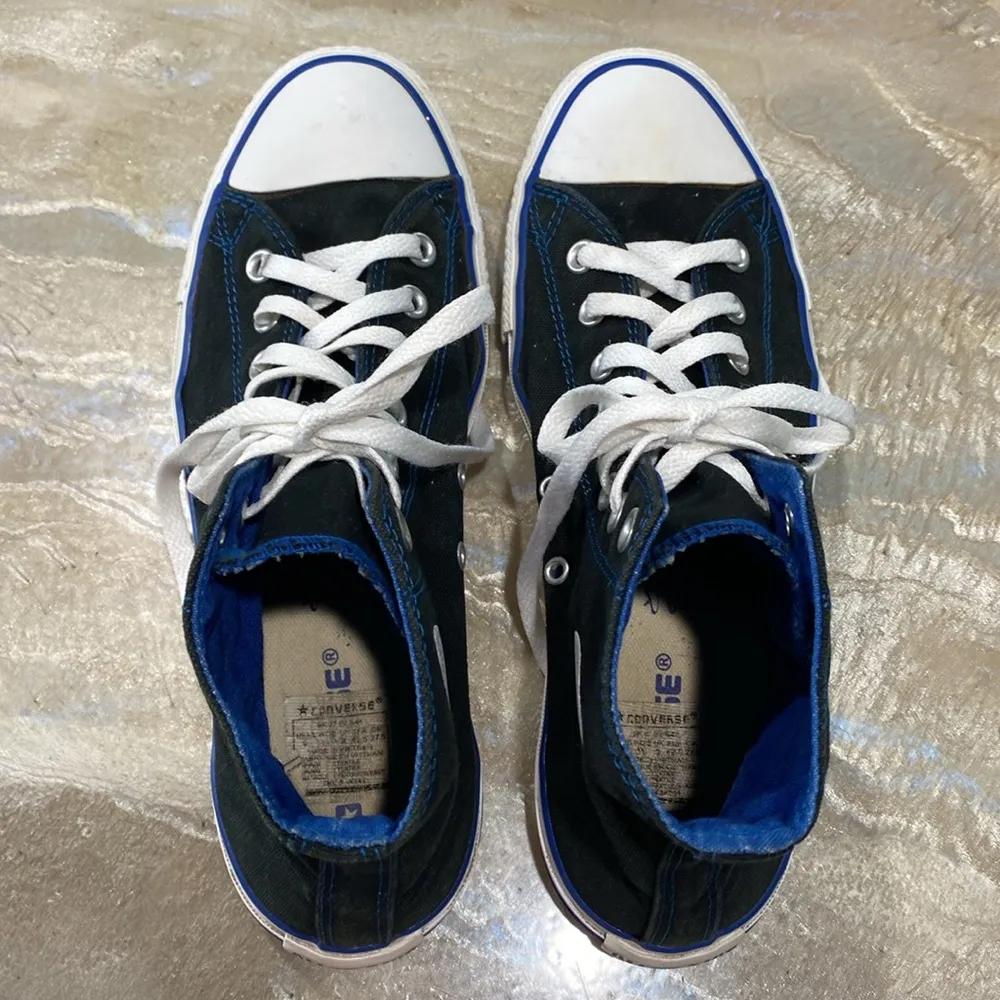 Converse All Star Chuck Taylor High Top Blue Sneakers Men’s 9 Women’s 11 - Image 13