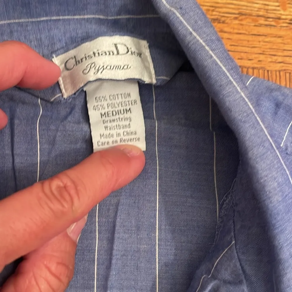 Christian Dior Pajama top size M - Image 2