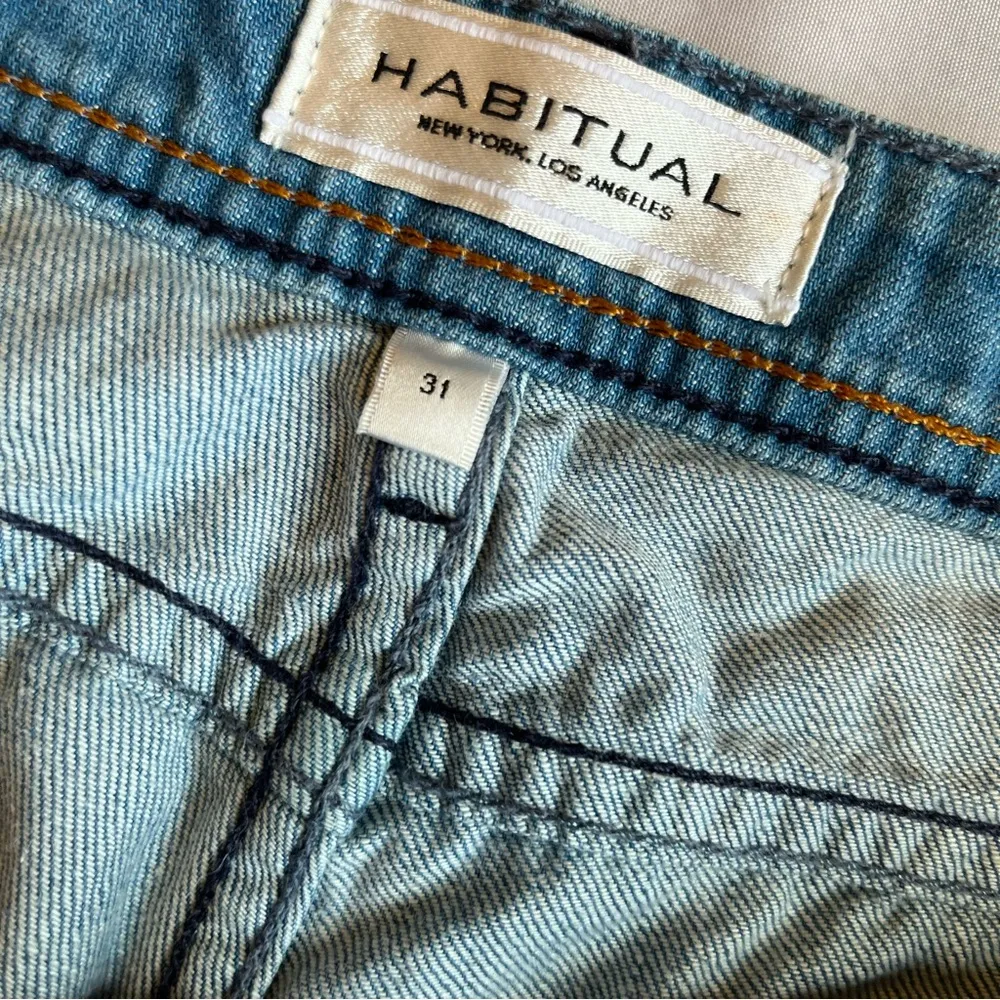 Habitual Denim Jean Cutoffs Shorts Wash Little Darling Womens Size 31 - Image 2