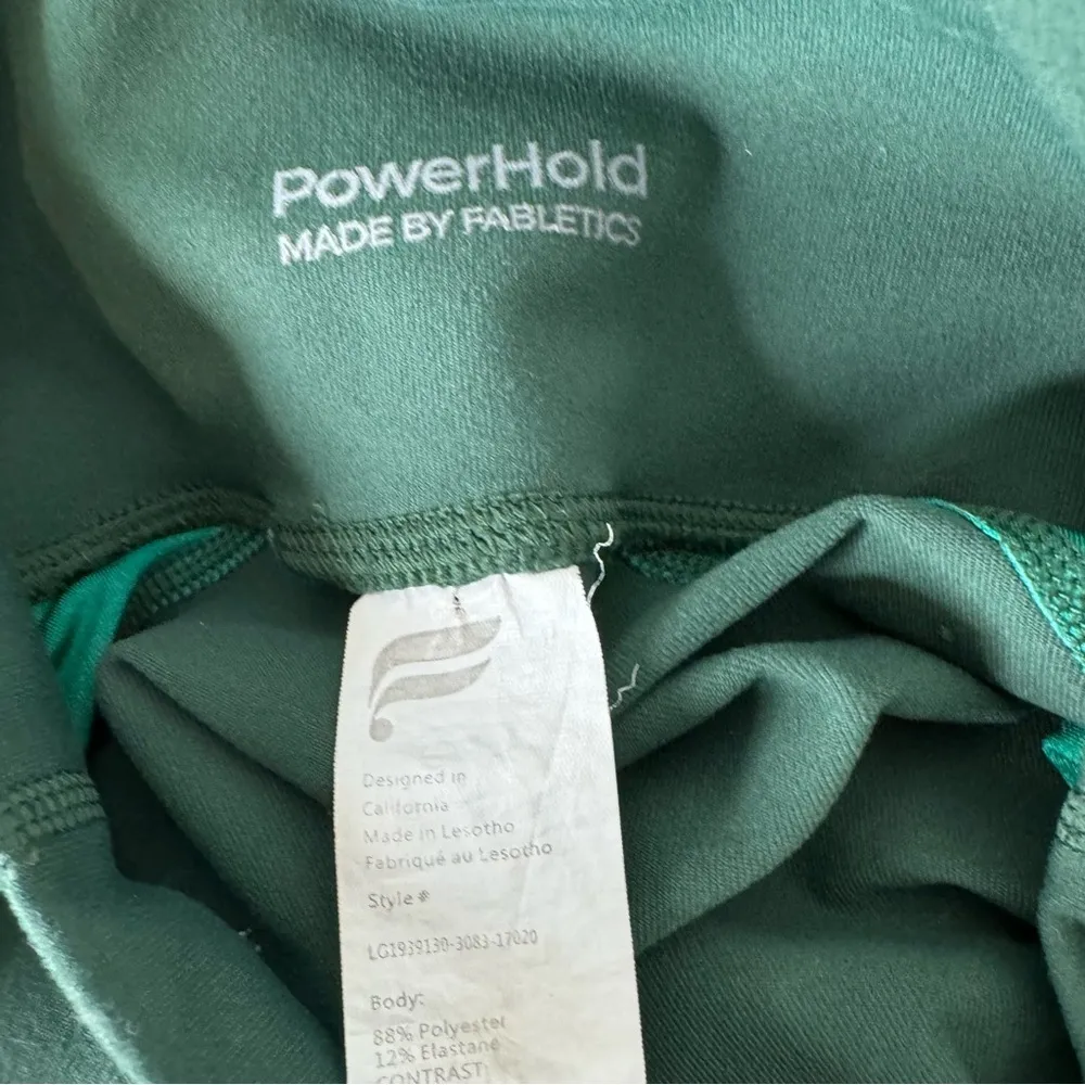 Fabletics Define PowerHold High-Waisted Legging in Sycamore Ivy Shine XS - Image 9