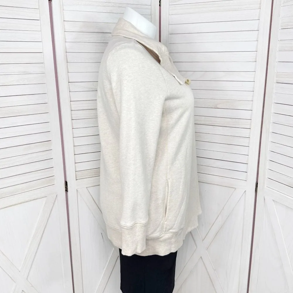 LRL Lauren Jeans Southwestern Applique Cardigan Jacket Cream Petite Large - Image 5