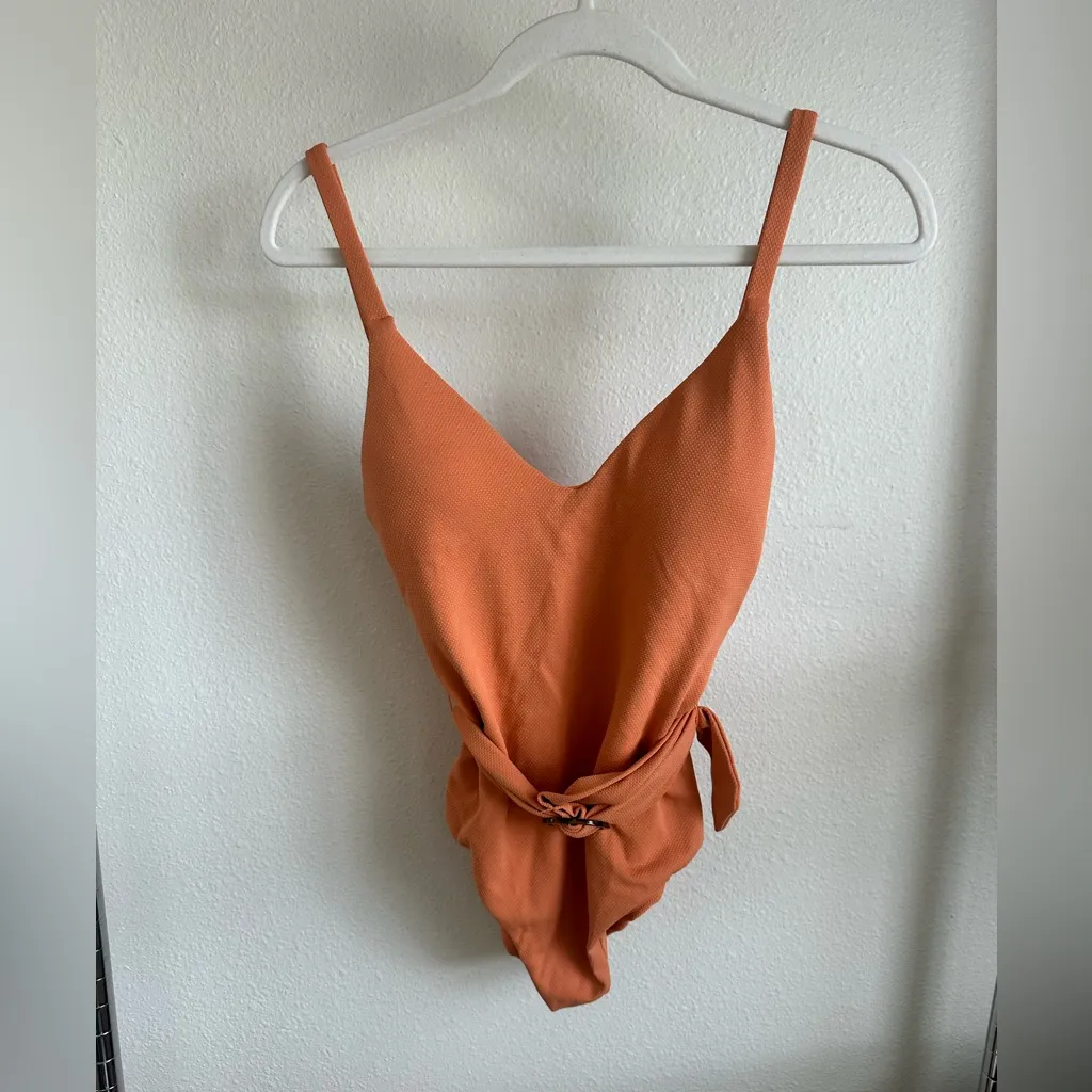 WET Orange TERRACOTTA Swimsuit. - Image 3