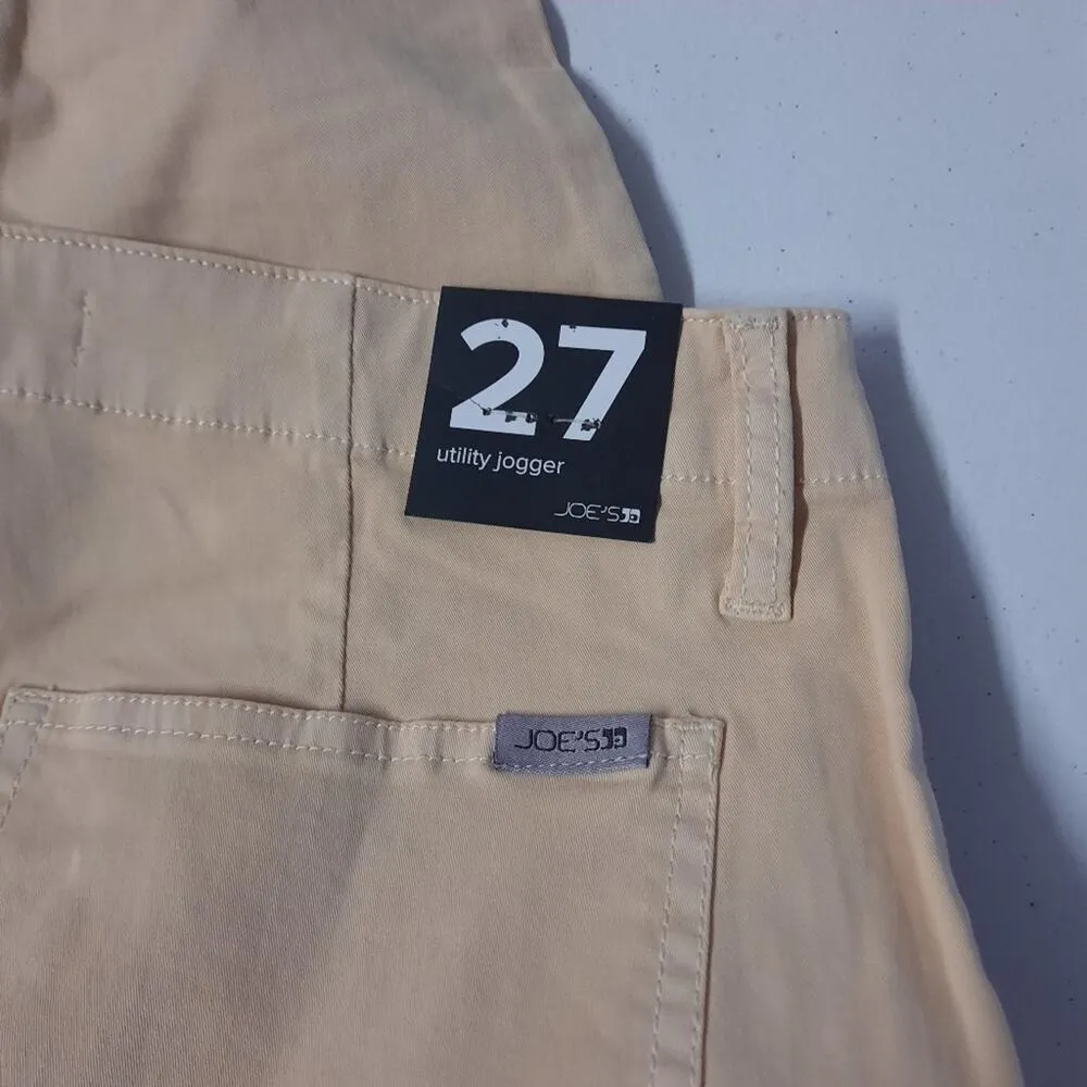 Joe's Jeans Utility Joggers Pants Women's Size 27 Beige Khaki High Rise Cropped - Image 9