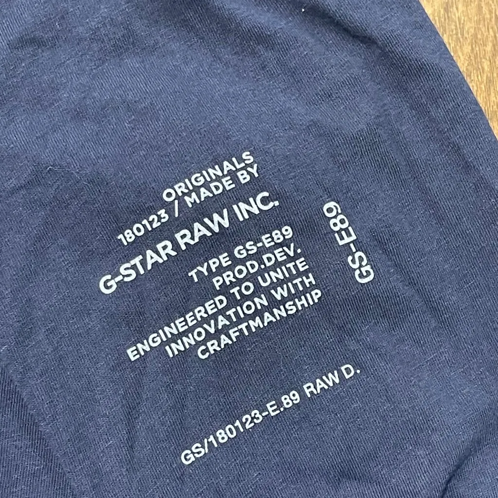 G-Star Raw Long Sleeve Tee Women's Size Small V Neck T-Shirt Cradle to Cradle‎ - Image 5