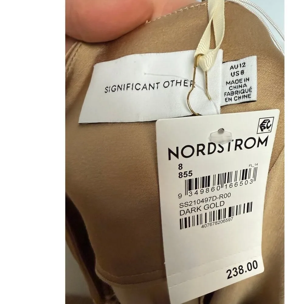 Significant Other Deidra Dress in Dark Gold NWT US Sz. 8 - Image 7