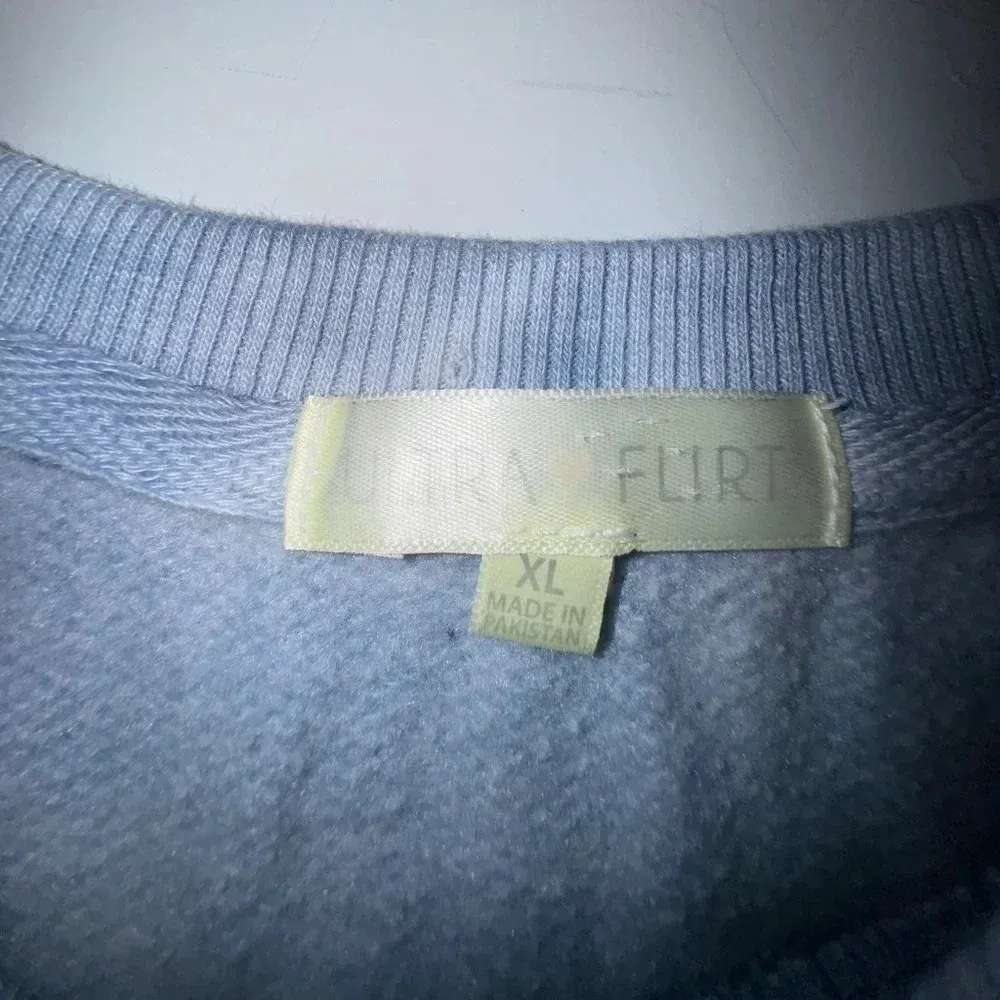 Ultra flirt women’s  brown blue Tie dye sweatshirt long sleeve dress‎ size XL - Image 4