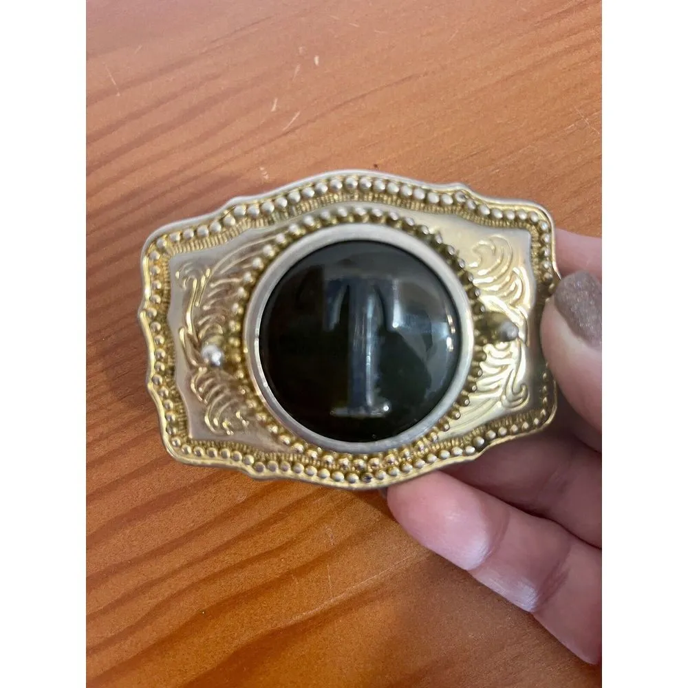 Belt Buckle. Ladies Or Kids‎ Letter "T"Made In USA. Western Vintage - Image 5