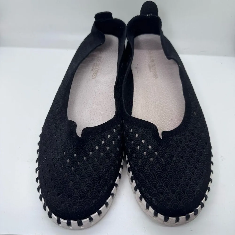 ILSE JACOBSEN Womens Tulip 3775 Flats Black Size 9 - Image 5