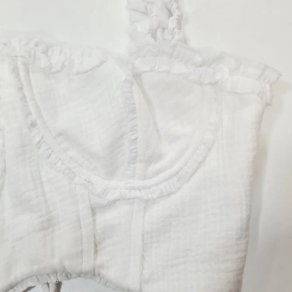 Camila Coelho Ulli Top in White Large - Image 4