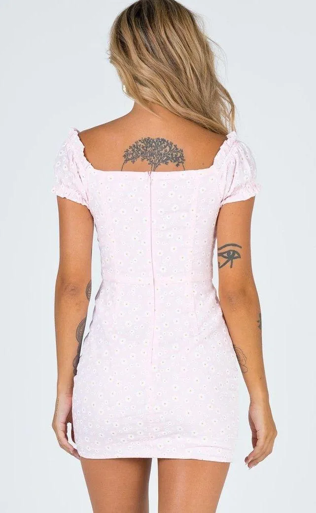 Pink Daisy Dress - Image 4