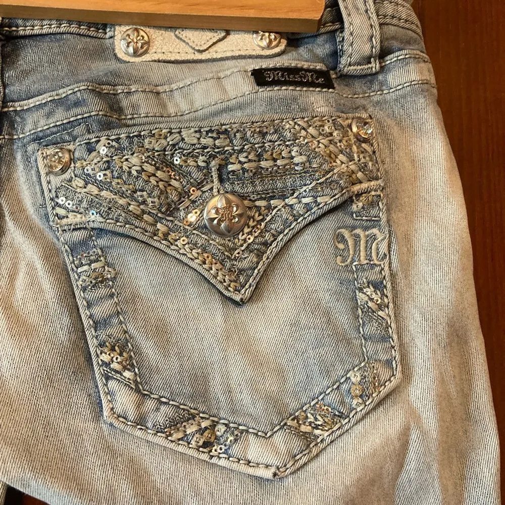 Miss Me boot cut jeans 27 x 31 - Image 3