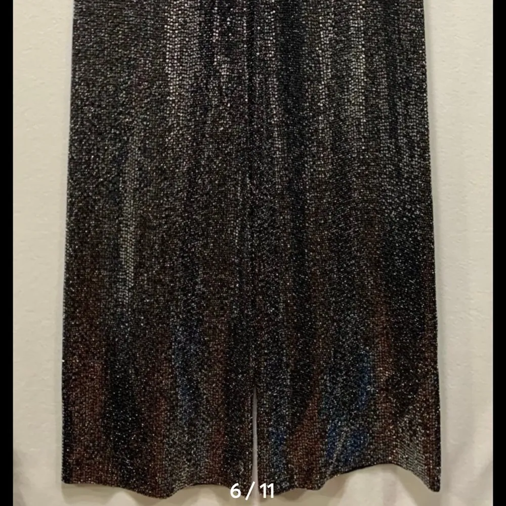 Forever 21 Black Wide Leg Sequin Pants - Size XS - NWT - Image 12