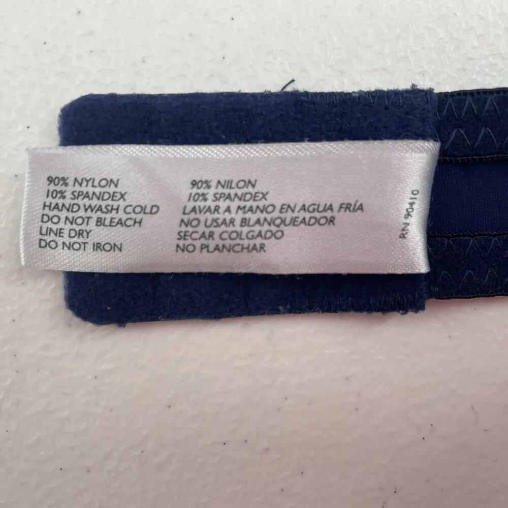 Laura Ashley Size 36C Bra Underwire Blue Lace Lightly Lined Lightweight Molded - Image 13