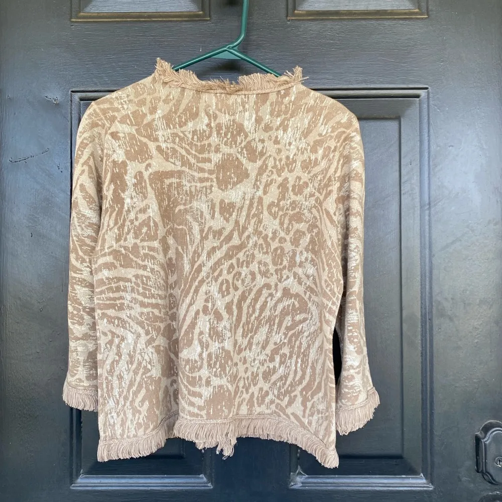 Chico’s linen/cotton blend cardigan - Image 2