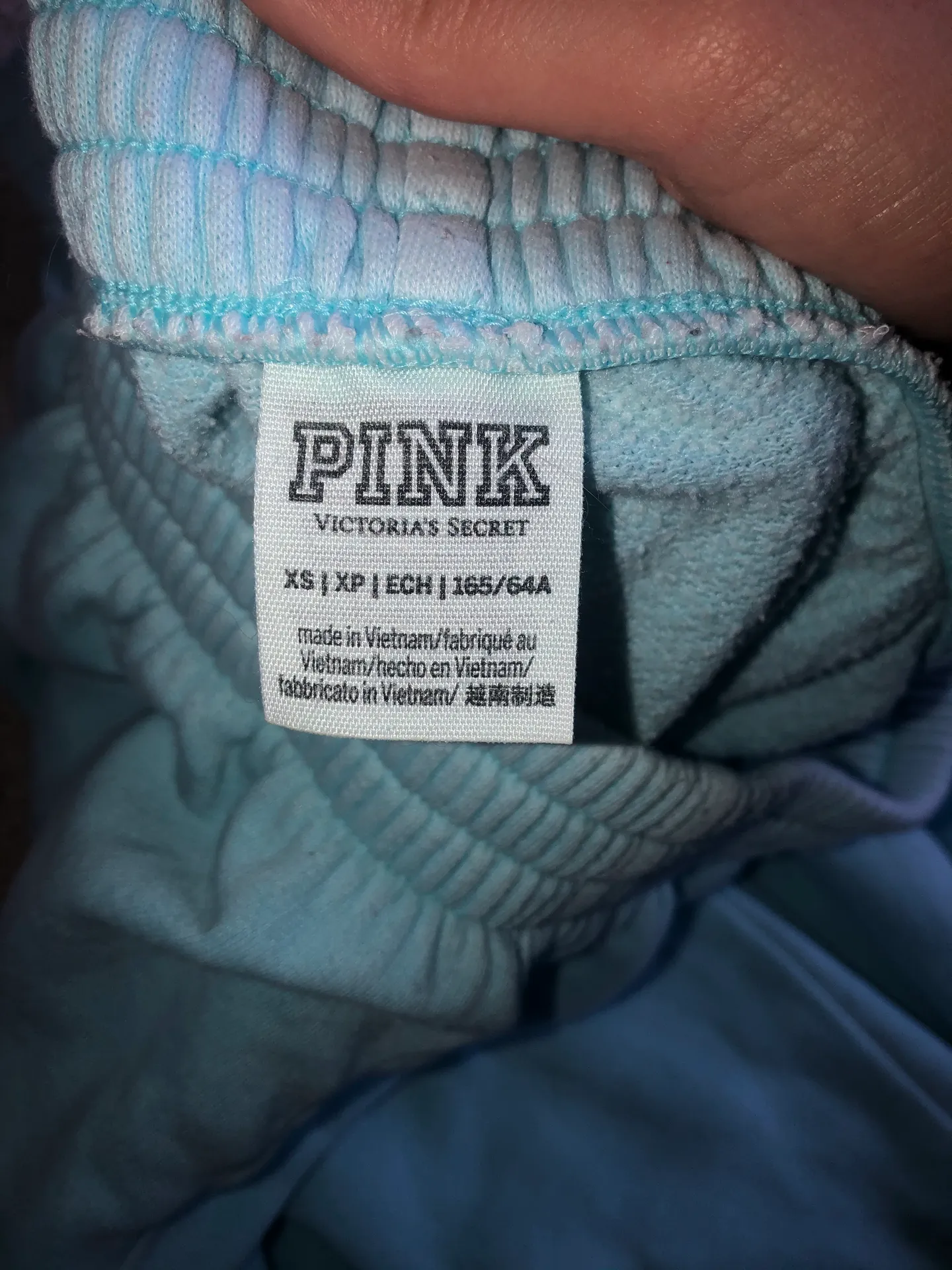 PINK - Victoria's Secret Blue Sweatpants - Image 2