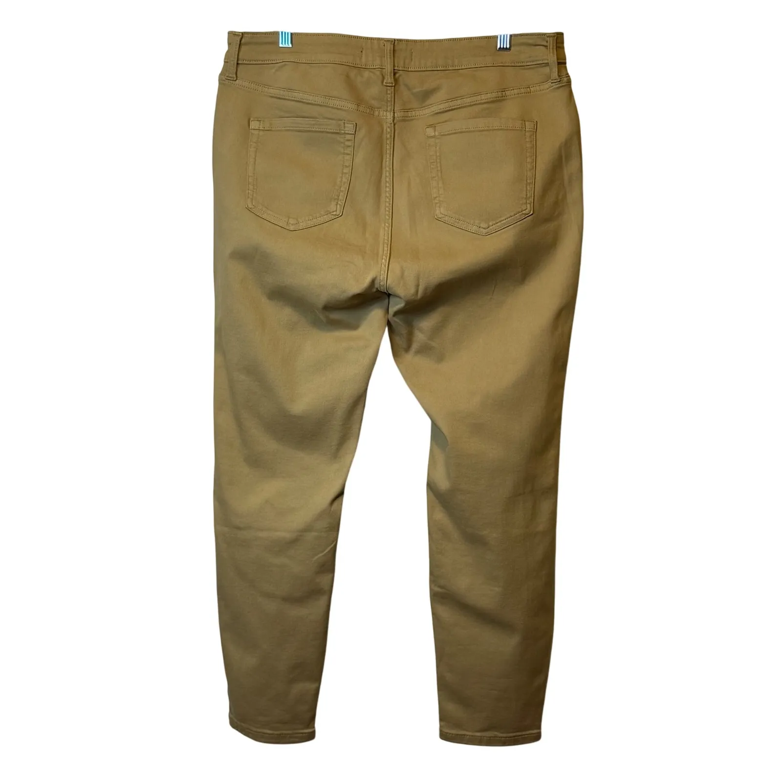 Amazon Essentials Womens Skinny Jeans Size 16 Short Khaki Colored Pants # Tan - Image 2