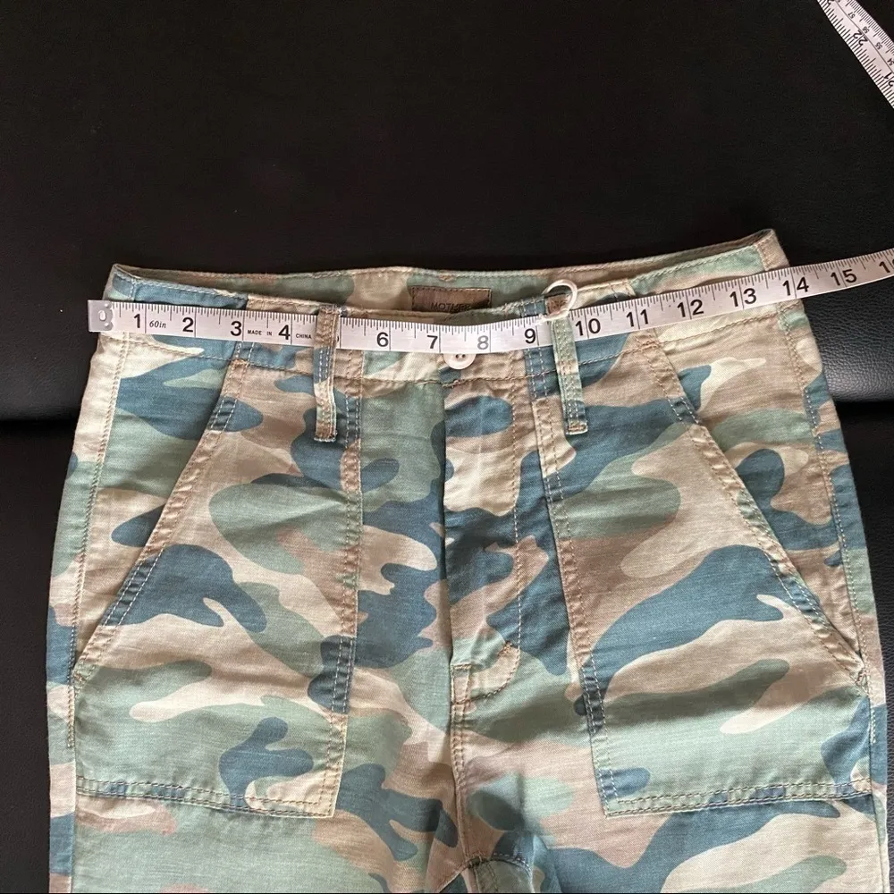 MOTHER The Shaker Chop Crop 24 Blue - Image 10