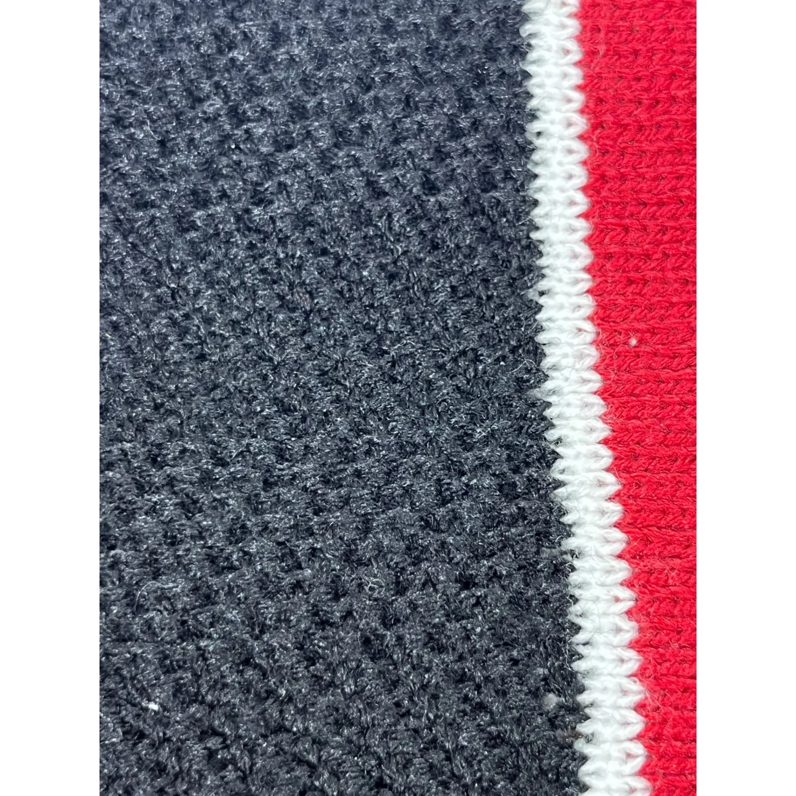 Indiana Hoosiers IU Striped Knit Scarf One Size Fits All Team Red Black White - Image 7