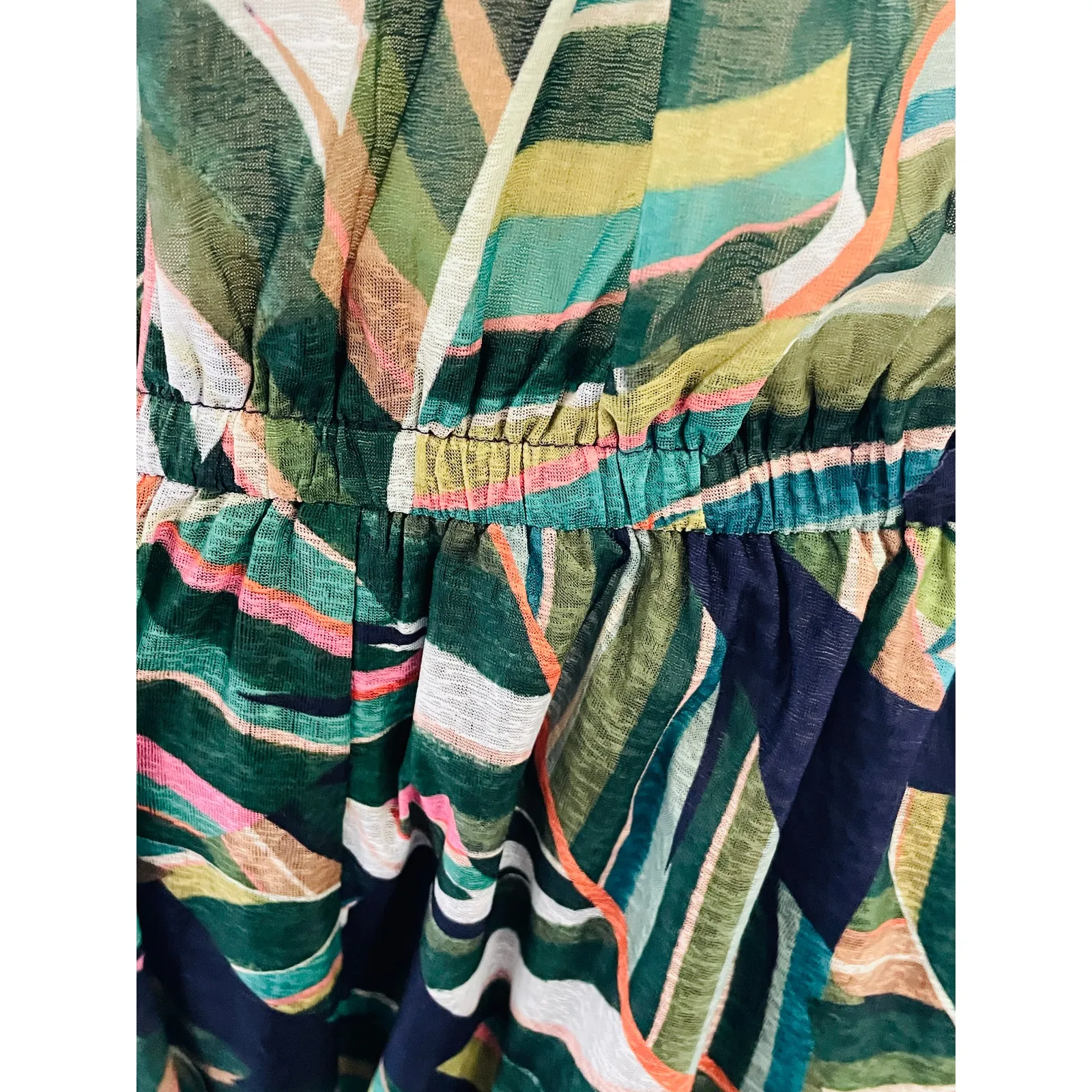 Molly Bracken Tropical Print Midi Dress - Image 13