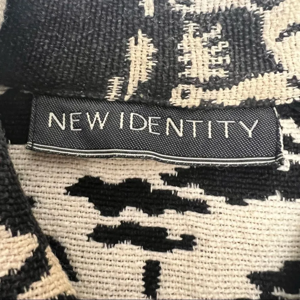 Vintage New Identity Elephant & Giraffe Safari Print Tapestry Jacket Size M - Image 3