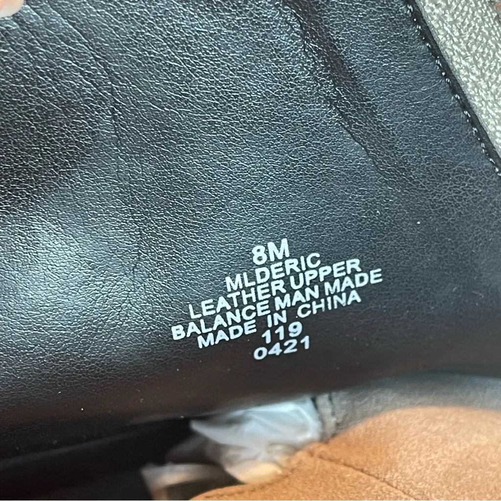 Marc Fisher Deric Lug Sole Bootie In Grey/Black Suede Leather Sz 8 NEW - Image 7