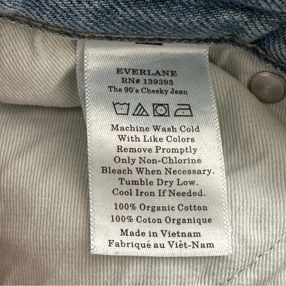 Everlane The 90’s Cheeky Straight High Waisted Patched Jeans | 24 - Image 15