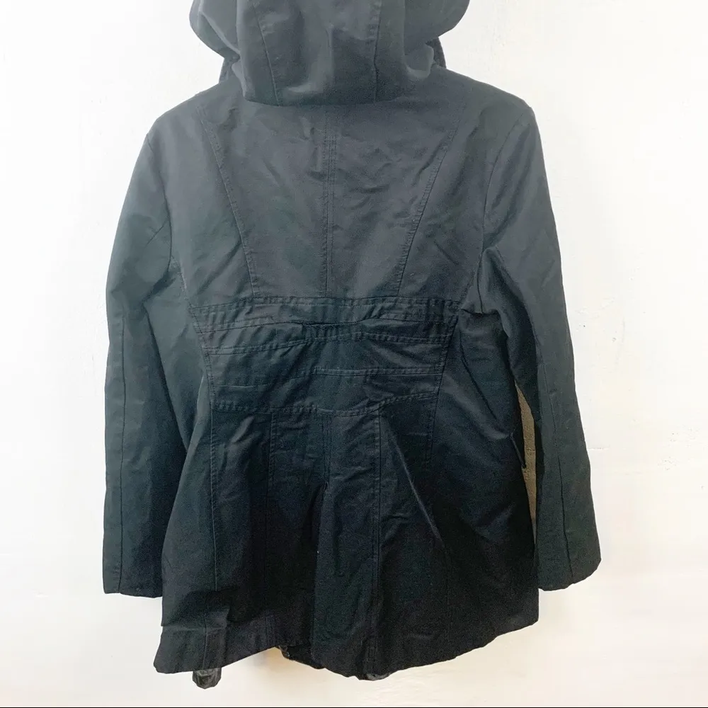 Guess Black Women’s Large Trench Parka Coat - Image 7