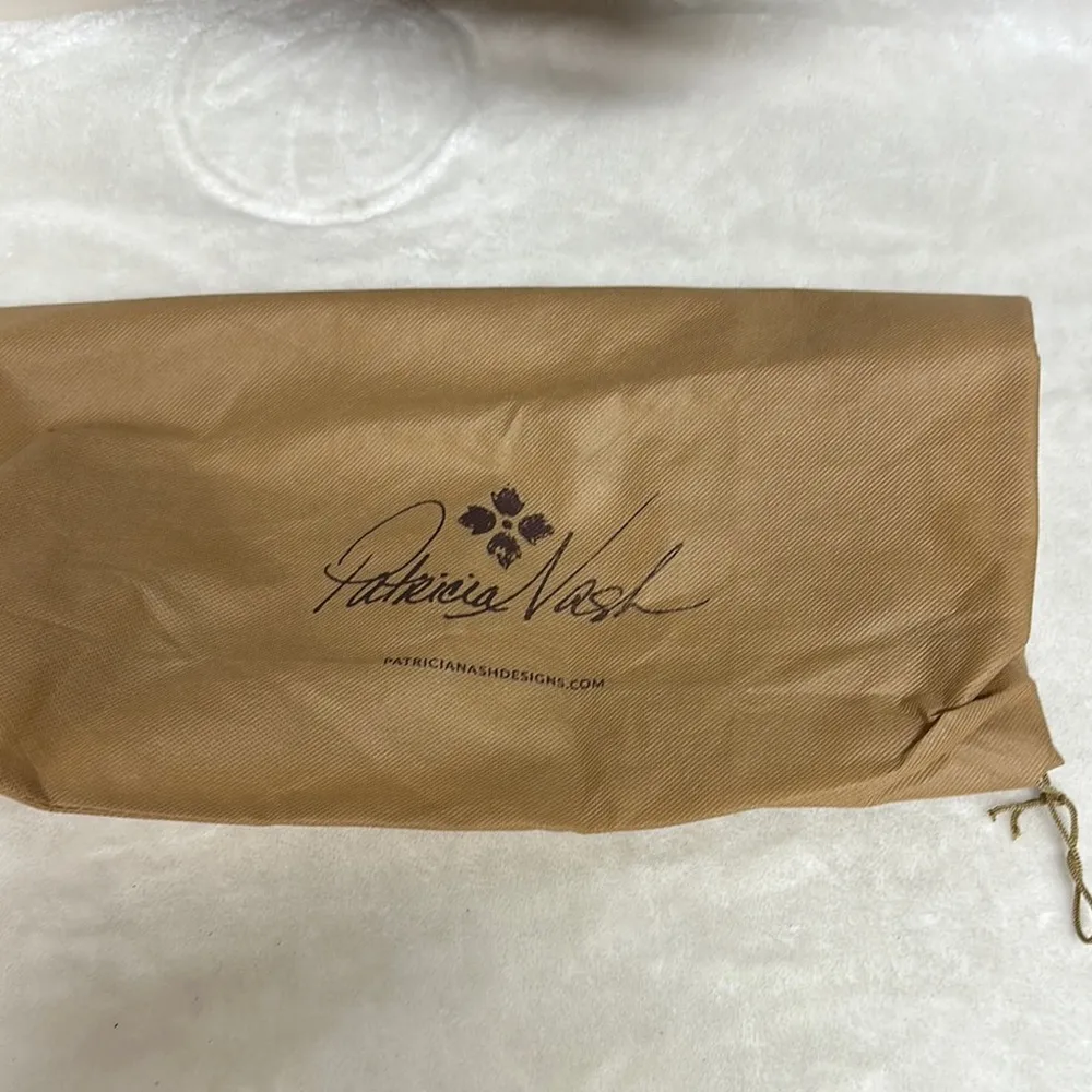 PATRICIA NASH SLOUCHY DISTRESSED 3 WAY WEAVE PALOMA HANDBAG Black with Dustbag - Image 16