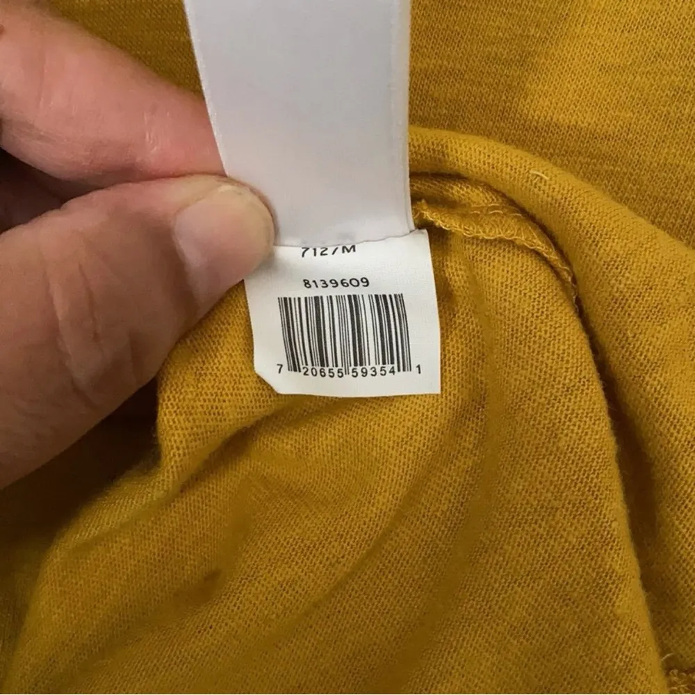 1. State Twist-Strap Mustard Color Tank Top Medium - Image 5