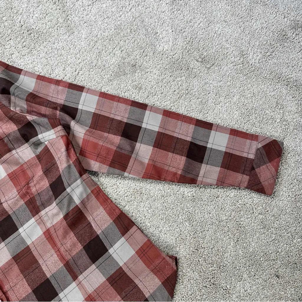 Kuhl Women’s Hanna Flannel Button Down Shirt Longsleeve Outdoor in Rustic Size L - Image 8