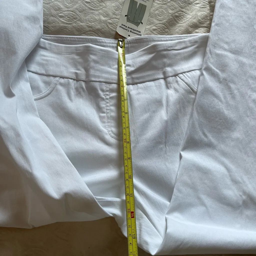 NWT: Ruby Rd. Women’s Elegant White Dress Pants size 10 - Image 5