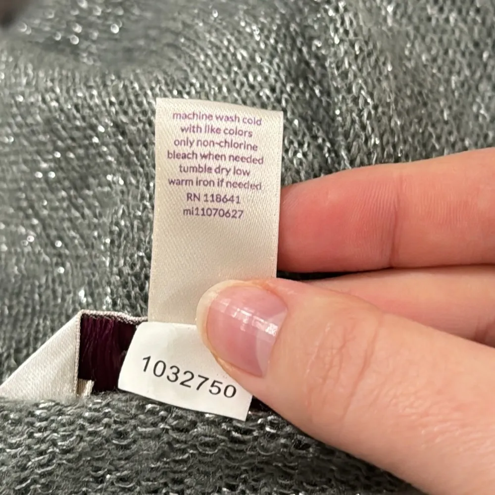 Cacique grey cascading shimmering Longline Cardigan Size 26 / 28 - Image 9